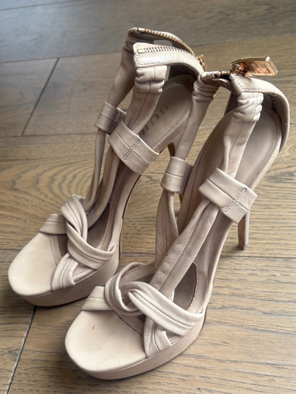 Burberry leather heels